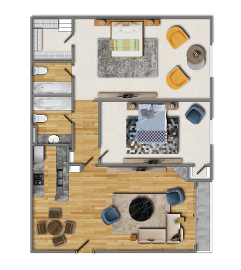 Spacious two bedroom in Culver City